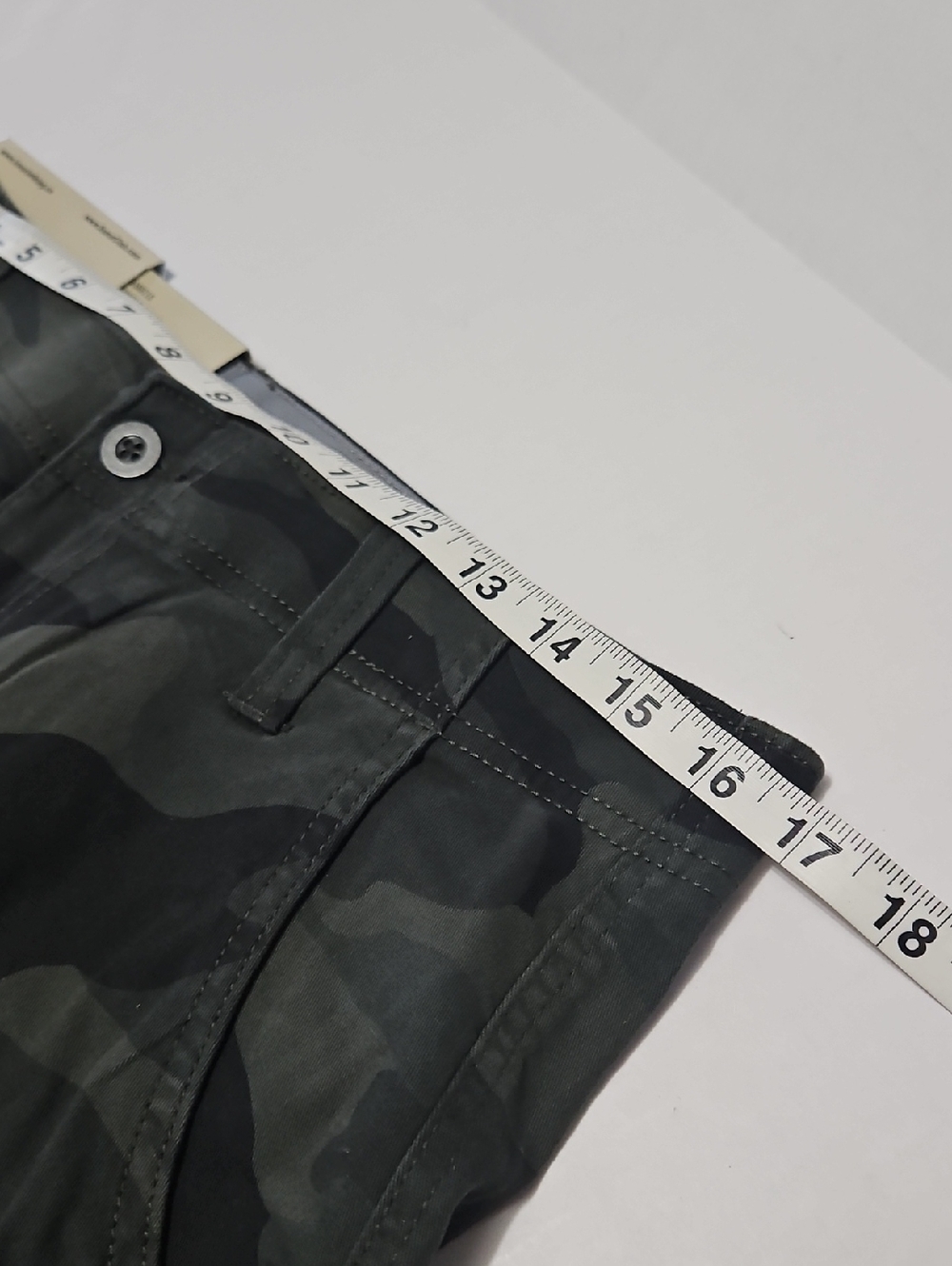 Iron Clothing Co Jungle  Green Camo Men's Stretch Cargo Shorts Size 32 - Picture 4 of 12